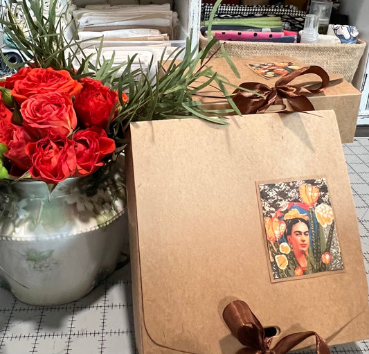 Create with Me: Exploring My Frida-Inspired Slow Stitch Art Kits